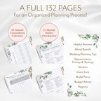 Buy now Your Perfect Day Wedding Planner Book and Organizer - Wedding Planner Book - Bridal Planning Binder with Countdown Calendar - Bride Gifts - (FLORAL) at indiglob india