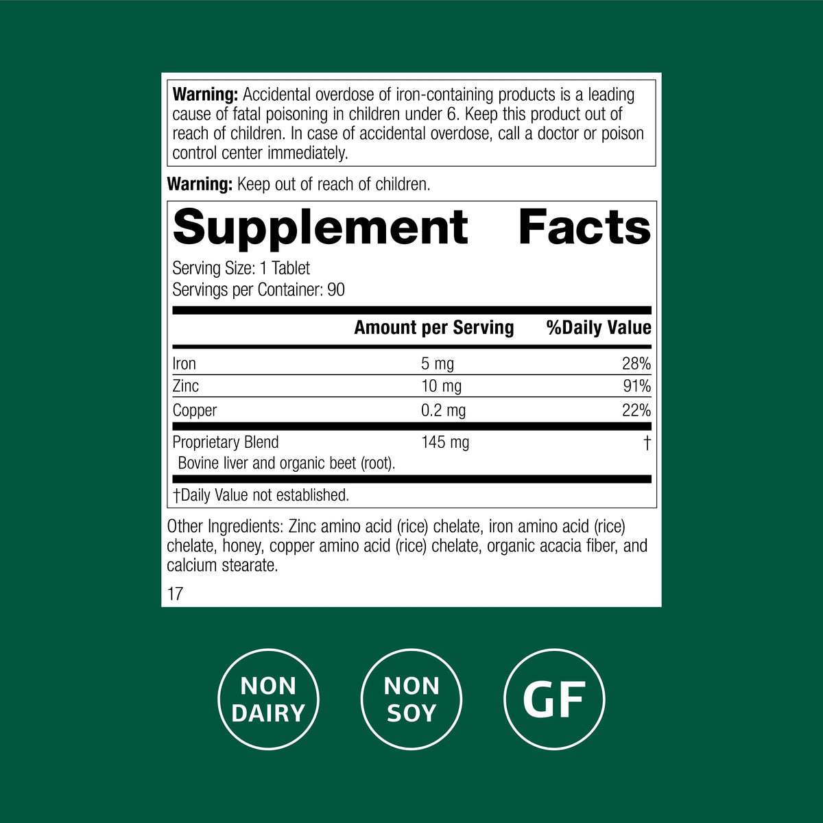 Standard Process Zinc Complex, Immune & Cellular Energy Support, 90 Tablets