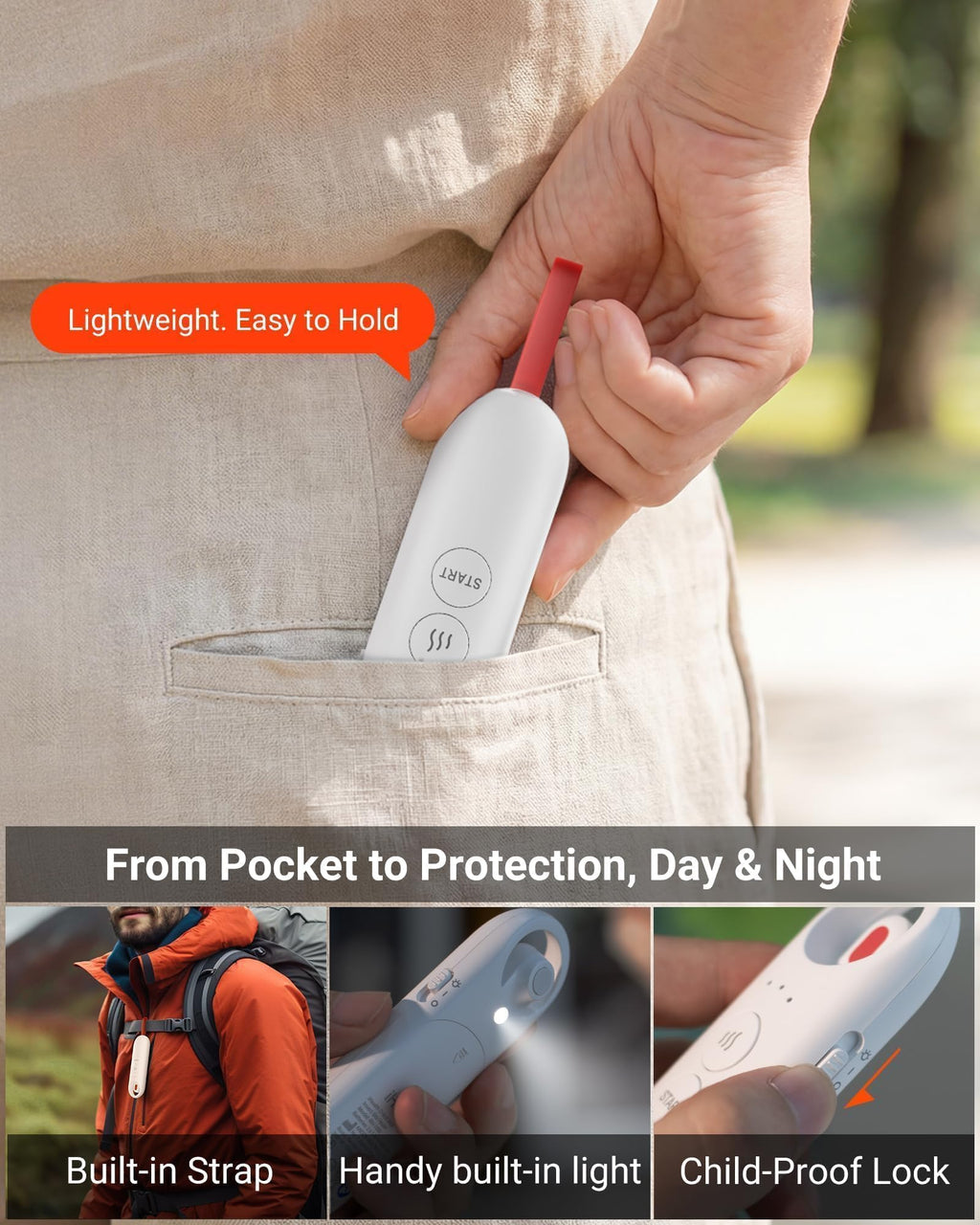 iHealth D-Itch Stick Mosquito Bite Healer for Itch Relief, 3 Heat Modes