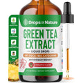 Drops of Nature Green Tea 10:1 Extract Liquid Supplement - Pineapple, 60 mL | 50% EGCG, 80% Catechins, Antioxidant & Immune Health Support, 4X Faster Absorption than Pills & Capsules, Vegan, Gluten-Free