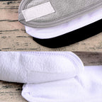 Buy now Whaline 3Pcs Spa Facial Headband Make Up Wrap Head Terry Cloth Headband Adjustable Washable Towel for Face Washing Shower Skincare Facial Treatment Sport Fits Makeup (White, Black, Gray) at indiglob india