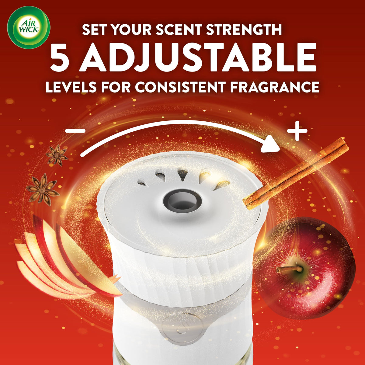Air Wick Plug In Refill Apple Cinnamon Medley Fall Scent Essential Oils 7ct