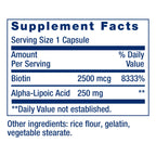 Life Extension Alpha-Lipoic Acid with Biotin, 60 Capsules