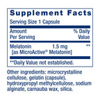 Life Extension Melatonin IR/XR, 1.5 mg, immediate- and Extended-Release Formula for Optimal Sleep Support, Healthy circadian Rhythms, Cellular Defense, Gluten-Free, Non-GMO, 60 Capsules (Pack of 2)