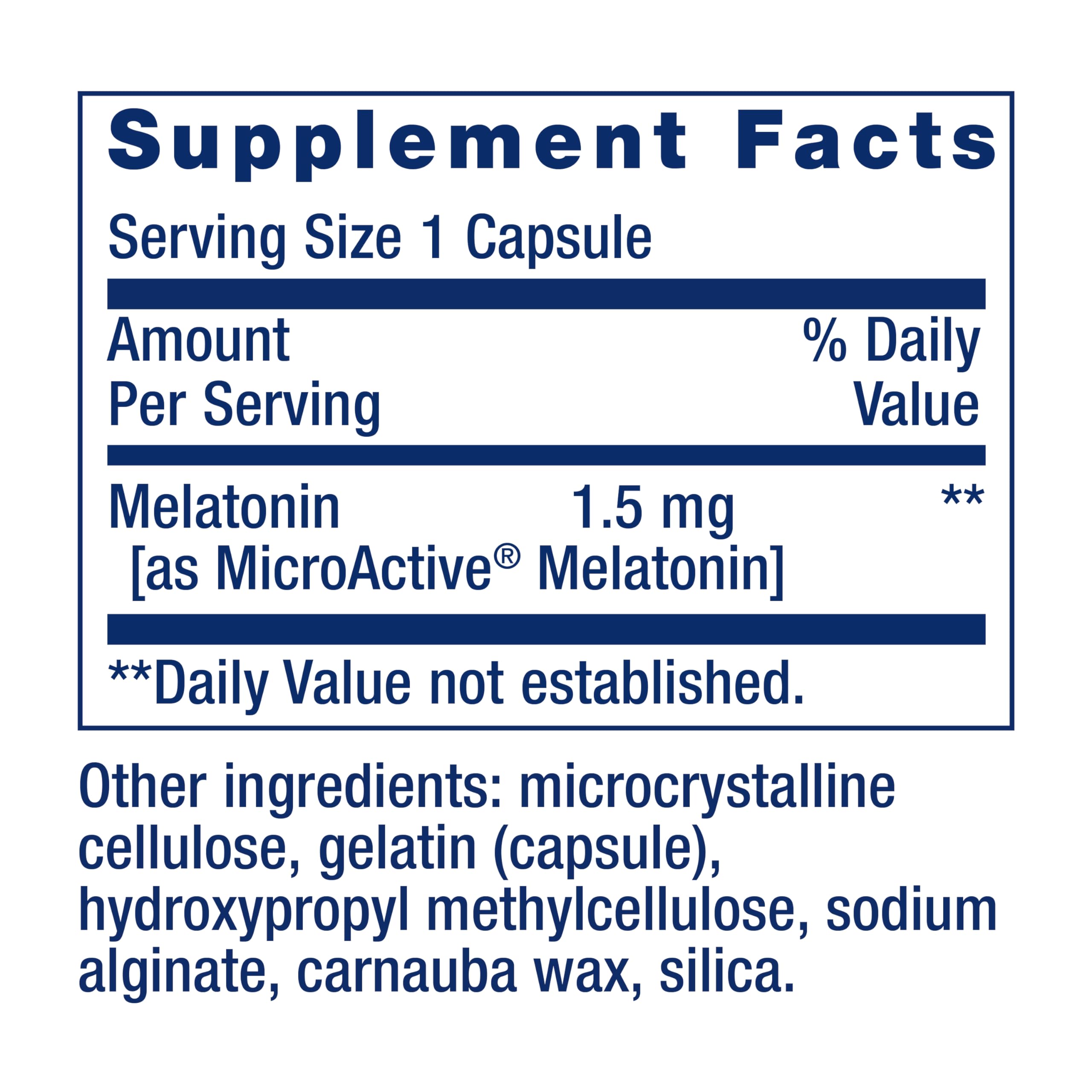 Life Extension Melatonin IR/XR, 1.5 mg, immediate- and Extended-Release Formula for Optimal Sleep Support, Healthy circadian Rhythms, Cellular Defense, Gluten-Free, Non-GMO, 60 Capsules (Pack of 2)