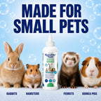 Natural Oatmeal & Aloe Vera Small Pets Shampoo for Guinea Pig, Bunny, Ferret & Rabbit Shampoo - Hypoallergenic for Sensitive Skin. 8 fl. oz. (Unscented)