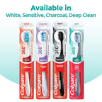 Buy now Colgate 360 Toothbrush with Tongue and Cheek Cleaner, Soft Toothbrush, 1 Pack at indiglob india