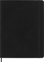 Moleskine 2026-27 18-Month Weekly Planner, XL, Black, Softcover