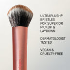 Real Techniques Expert Face Brush for Foundation, Dense Face Makeup Brush | Smooth, dense foundation brush for liquid and cream foundation, soft bristles, safe for sensitive skin, cruelty-free