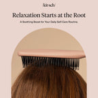 Kitsch Scalp Renewal Brush - Hairbrush Scalp Massager - Terracotta | Exfoliating Hair Brush, Gentle Head Massage Brush to Remove Buildup, Boost Circulation & Relaxing Head Scrubber for Hair Wash