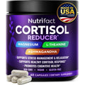 Cortisol Reducer for Men & Women with Ashwagandha & Magnesium, Vegan