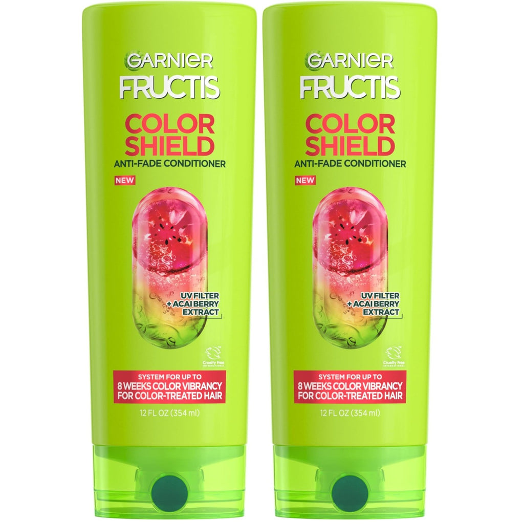 Garnier Fructis Color Shield Anti-Fade Conditioner for Color Treated Hair, 12 Fl Oz, 1 Count (Packaging May Vary)