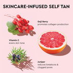 Tanologist Medium Self Tan Mousse, Streak-Free, Natural Glow, 6.76 oz | Self tanner for summer, quick-dry mousse, express tan, zero transfer, lasts 7 days