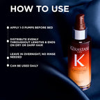 Kerastase Nutritive 8H Magic Night Serum - Overnight Treatment for Dry Hair, Enhances Shine, Nourishes and Reduces Frizz, With Plant-Based Proteins, For All Hair Types