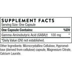 Buy now THORNE - PharmaGABA-100 - GABA Supplement - 100 mg Natural Source Gamma-Aminobutyric Acid - Support a Calm State of Mind and Restful Sleep* - 60 Capsules at indiglob india
