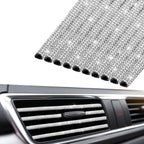 Buy now INSAUTO Bling Car Vent Outlet Trim,Bling Car Accessories for Women and Girls,10Pcs Rhinestone Car Air Conditioner Vent Decoration Strip(White) White at indiglob india