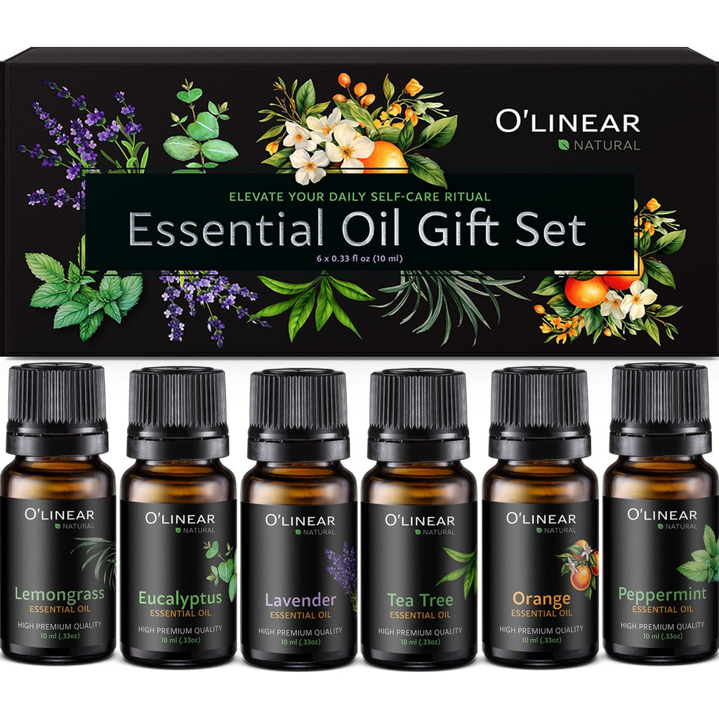 Essential Oils Set - Top 6 Oils for Diffusers for Home, for Air Purifier