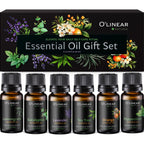 Essential Oils Set - Top 6 Oils for Diffusers for Home, for Air Purifier