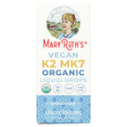 MARYRUTH'S USDA Organic Vitamin K2 MK7 Liquid Drops for Adults & Kids, 1 oz