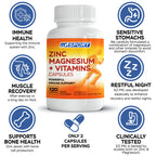 MgSport ZMA Supplement, 120 Capsules