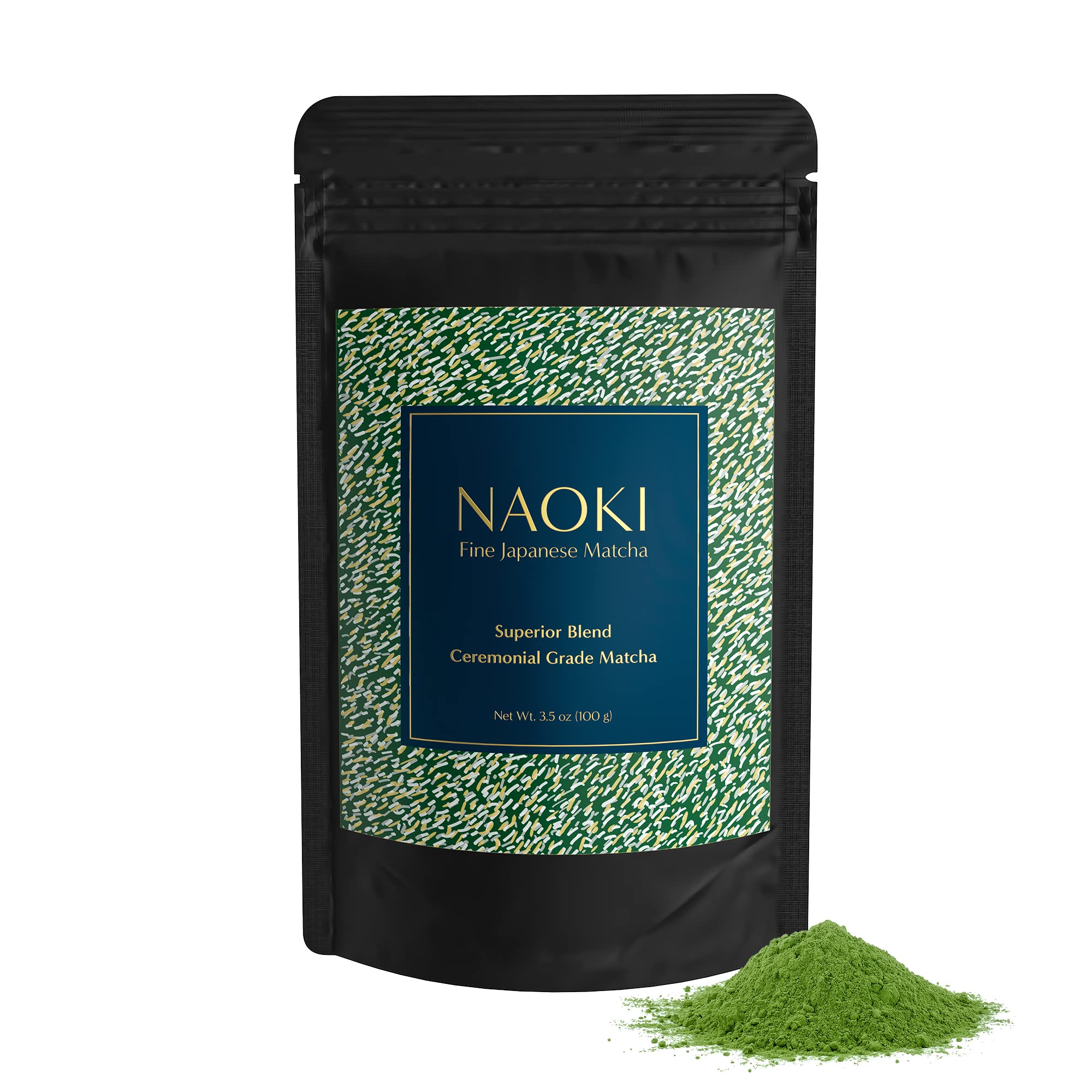 Buy now Naoki Matcha Superior Ceremonial Blend – Authentic Japanese First Harvest Ceremonial Grade Matcha Green Tea Powder from Uji, Kyoto (40g / 1.4oz) Superior Blend 3.5 Ounce (Pack of 1) at indiglob india