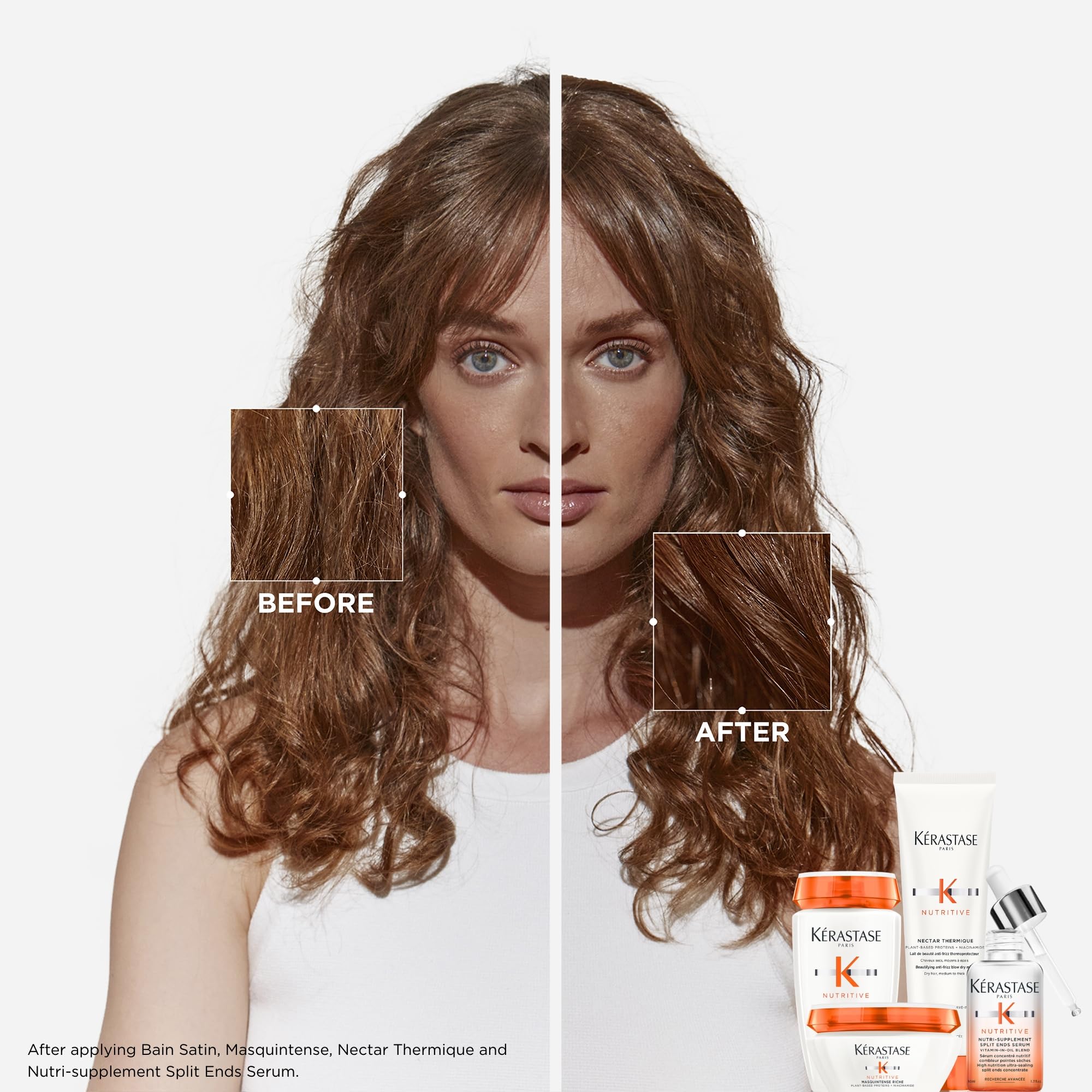Buy now Kerastase Nectar Thermique Heat Protecting Cream - Anti-Frizz, Softness & Shine, Heat Protection, With Niacinamide, For Medium to Thick Dry Hair at indiglob india