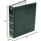 Buy now Magnetic Self-Stick 3-Ring Photo Album 100 Pages (50 Sheets), Hunter Green at indiglob india
