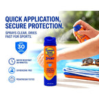 Banana Boat Continuous Spf#30 Sport 1.8 Ounce Cool Zone (6 Pieces) (53ml)