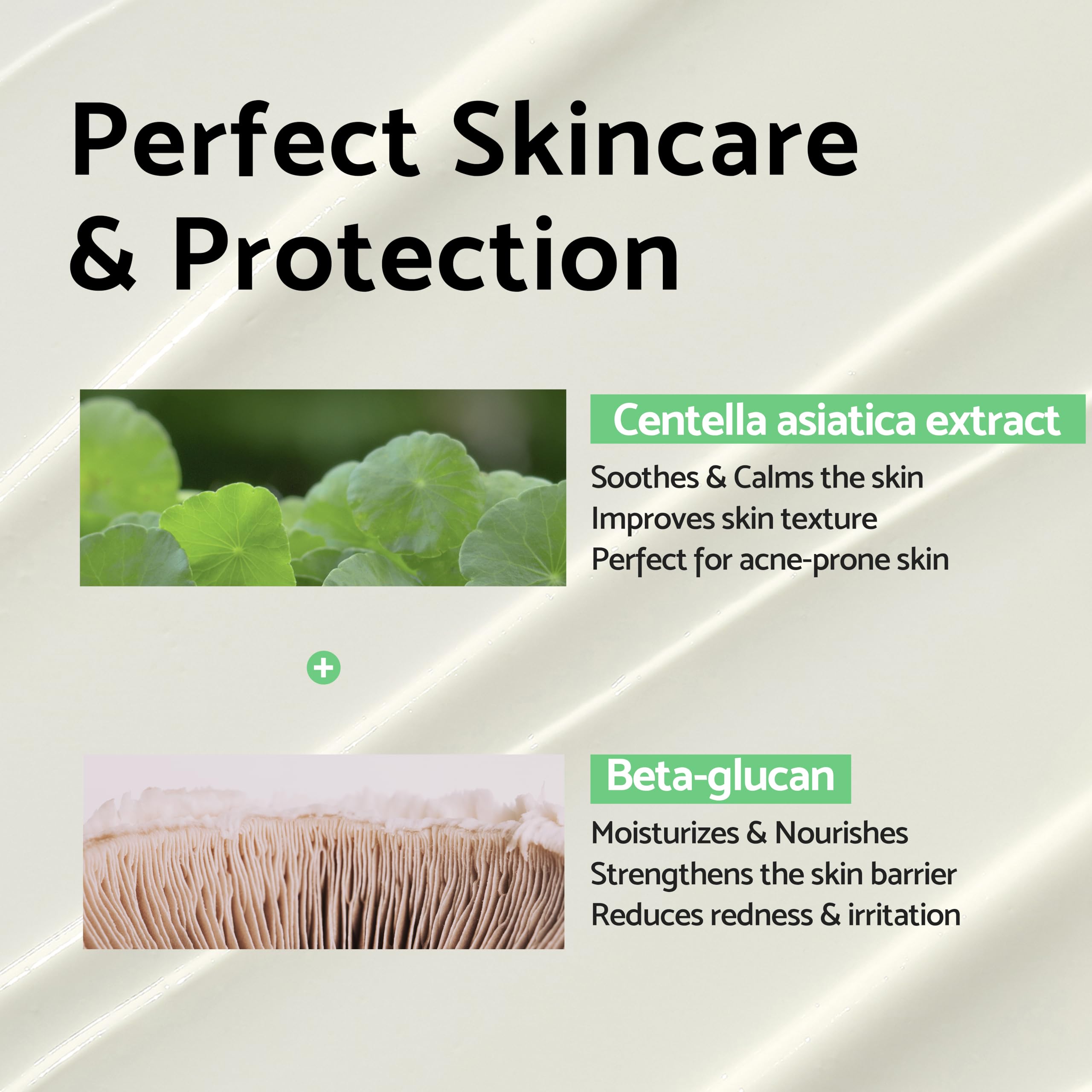 Buy now IUNIK Centella Calming Moisture Daily Sunscreen SPF 50+ PA++++ Matte & No White Cast Centella Asiatica Dry Oily Sensitive Vegan Korean Skincare at indiglob india