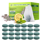 24 Packs Mice Repellent Rodent Repeller, Natural Peppermint Oil Pest Control for Rodent Rat Roach Ant Squirrel, Indoor Mouse Deterrent, Pet & Family Safe Alternative to Traps Mothballs & Poison