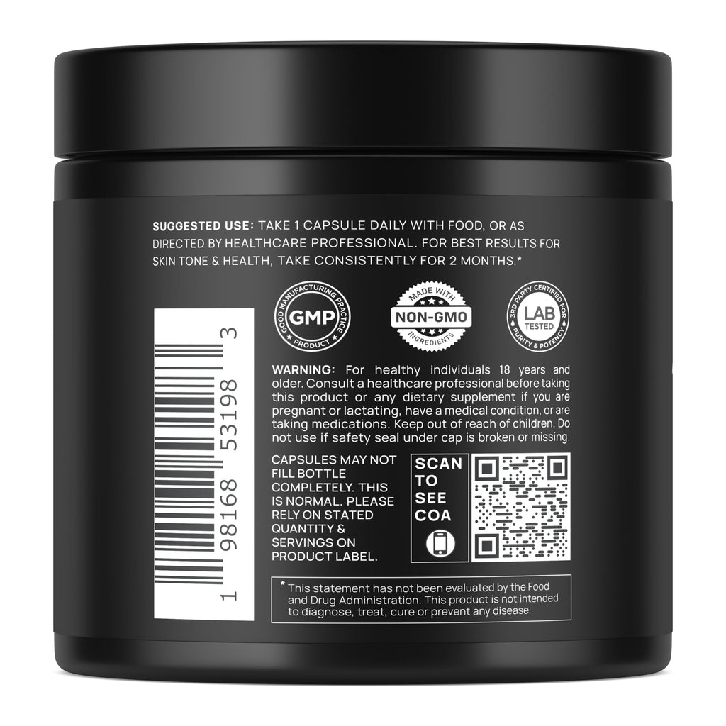 Astaxanthin 24mg + Lycopene 50mg Clinical Strength Carotenoids Skin Supplement w. 100% Natural from MicroAlgae - Best Astaxanthin Supplements for Skin Health & Pigmentation - Astaxantina