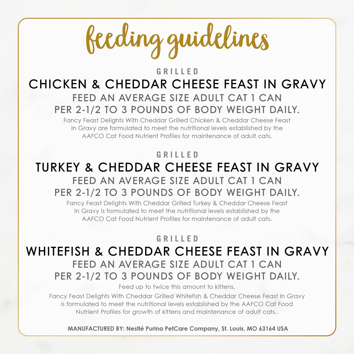 Purina Fancy Feast Delights with Cheddar Wet Cat Food, 3 oz cans, 24-Pack