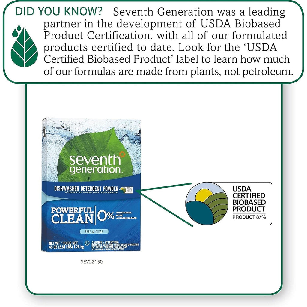 Buy now Free & Clear Automatic Dishwasher Powder, 45oz Box 12/Case at indiglob india