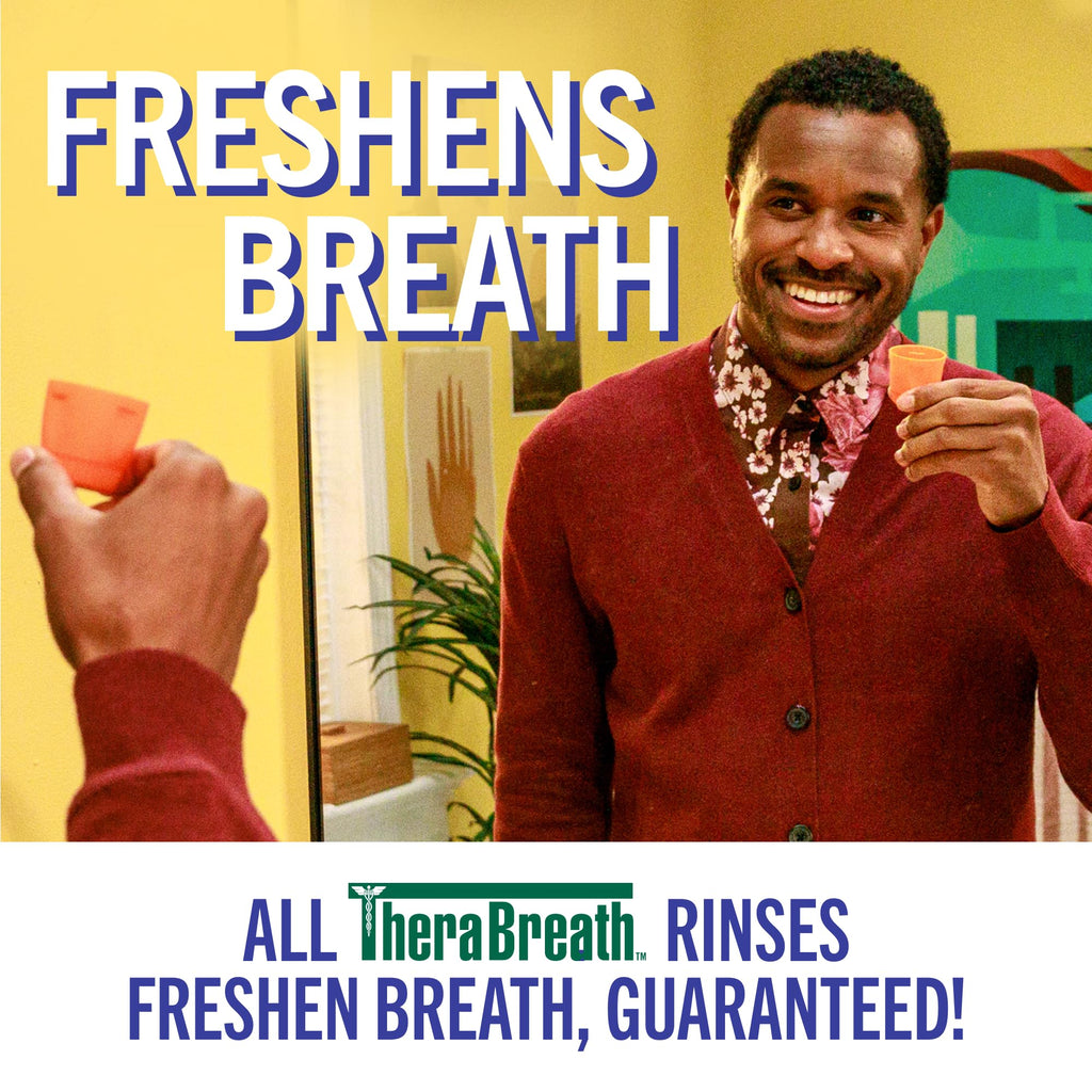 TheraBreath Healthy Gums Oral Rinse, Clean Mint, 1 Liter