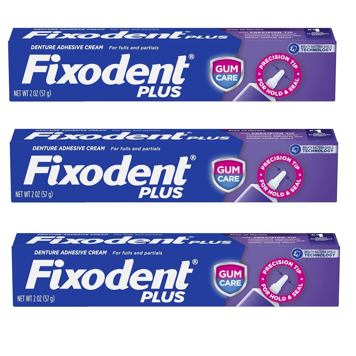 Buy now Fixodent Plus Denture Adhesive Cream 2 oz (Pack of 3) Default at indiglob india