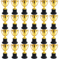 24 Pack Mini Trophies for Kids Awards,Plastic Gold Award Trophy Cups,Golden Award Trophy Cups Set,Gold Participation Trophys Cup for Party Favors,Rewards,Props,Sports,Competitions(4 in)