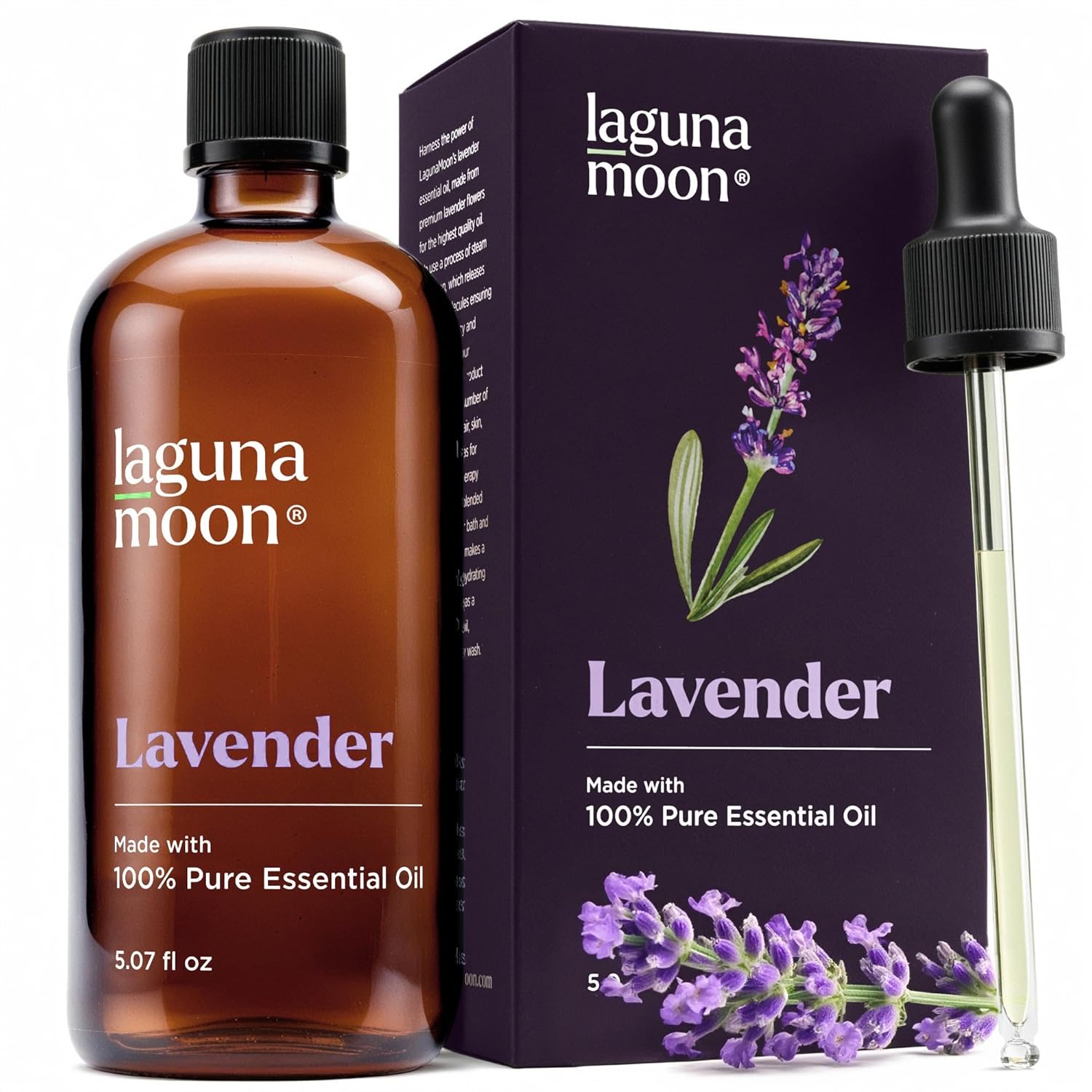 Buy now Lagunamoon Essential Oils Set - Top 6 Blends for Diffusers, Home Care, Candle Making Scents, Fragrance, Aromatherapy, Humidifiers, Gifts - Peppermint, Tea Tree, Lavender, Eucalyptus, Orange (10mL) 5.07 Fl Oz (Pack of 1) 6. Lavender at indiglob india