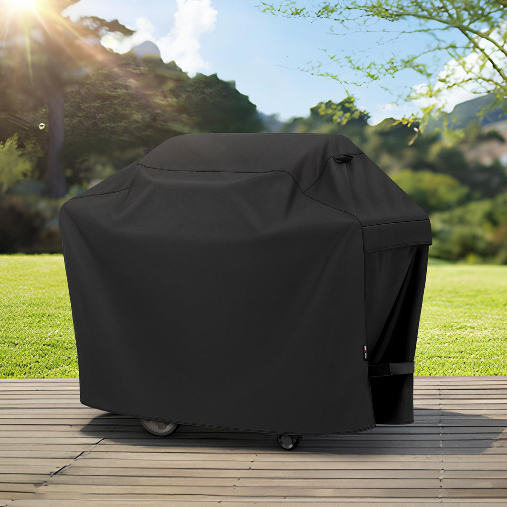 Unicook Heavy Duty Waterproof Grill Cover for Outdoor Grill 65 Inch, Black