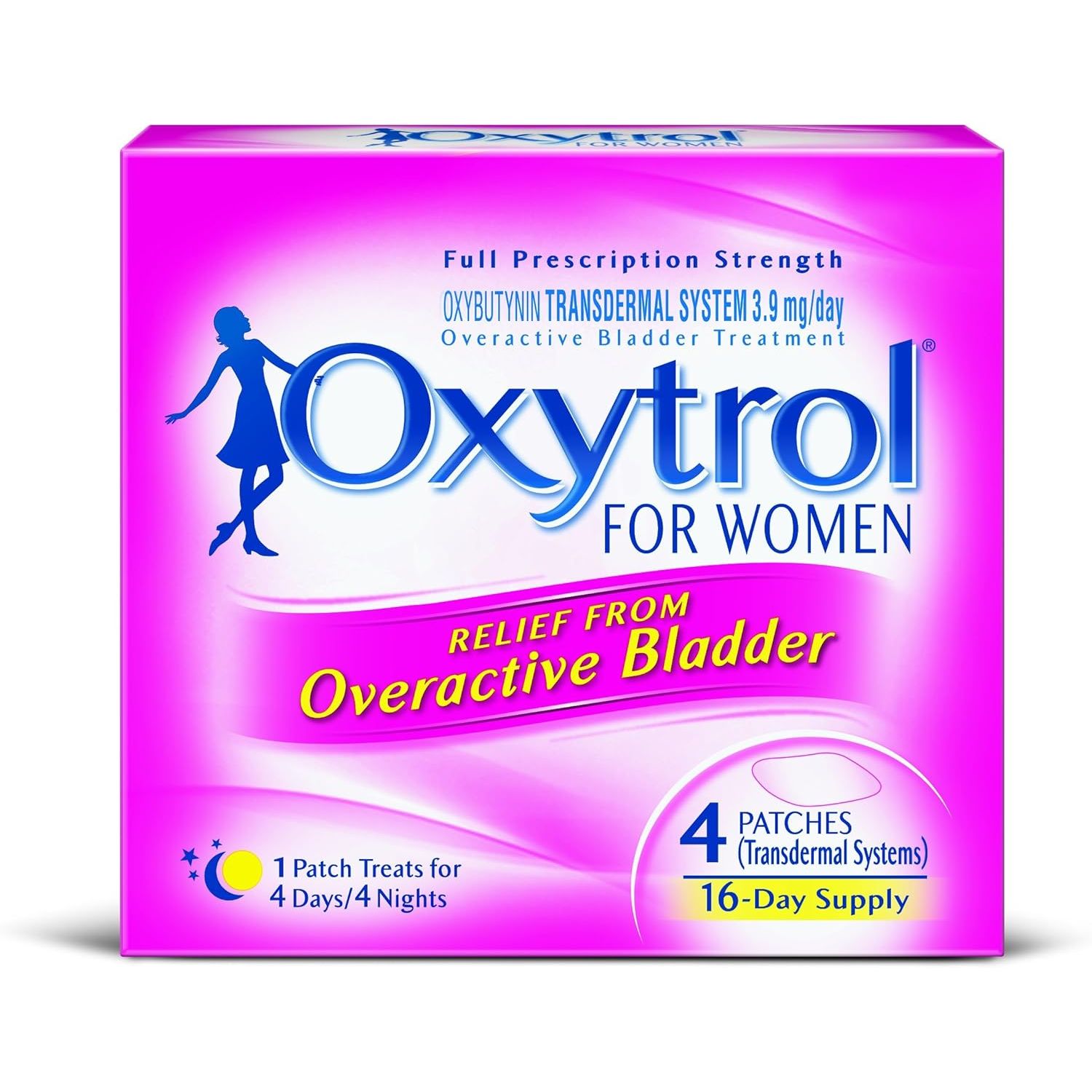 Buy now Oxytrol for Women Overactive Bladder Transdermal Patch, 8 Count 4 Count (Pack of 1) at indiglob india