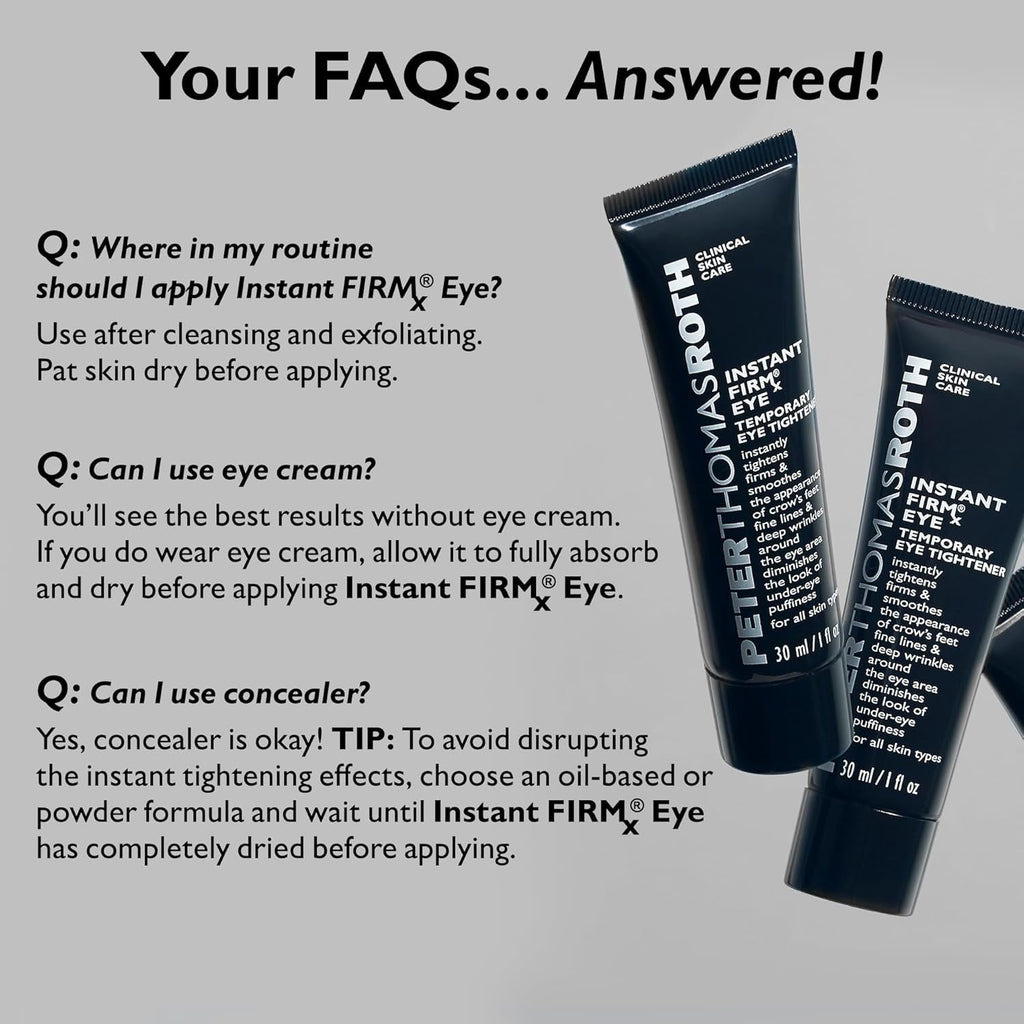 Buy now Peter Thomas Roth | Instant FIRMxÂ® Temporary Eye Tightener | Firm and Smooth the Look of Fine Lines, 1 oz at indiglob india