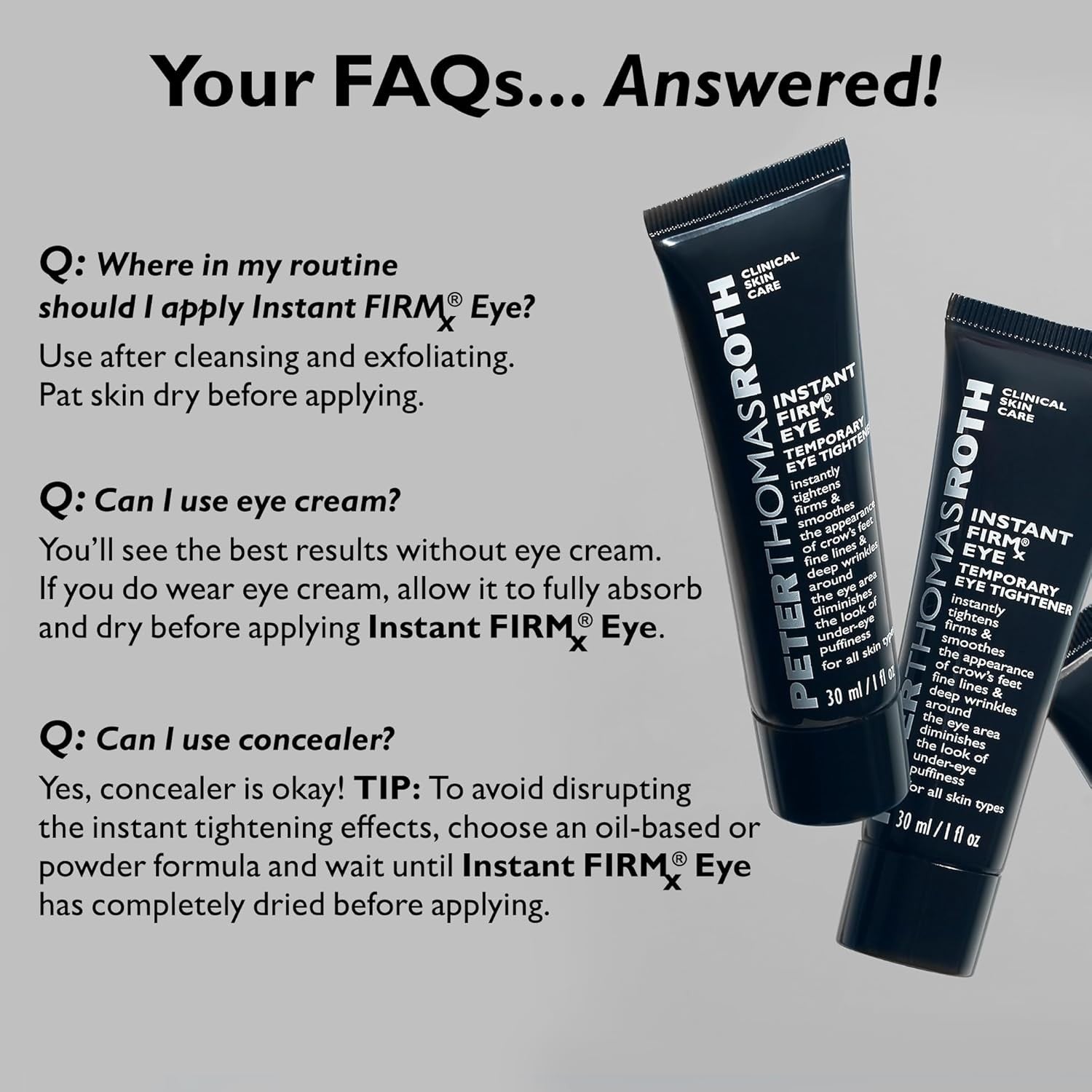 Buy now Peter Thomas Roth | Instant FIRMxÂ® Temporary Eye Tightener | Firm and Smooth the Look of Fine Lines, 1 oz at indiglob india