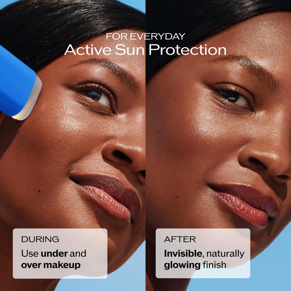 Shiseido Clear Sunscreen Stick - Invisible Broad-Spectrum Face Sunscreen - Wear Under & Over Makeup - Lightweight Formula - All Skin Types