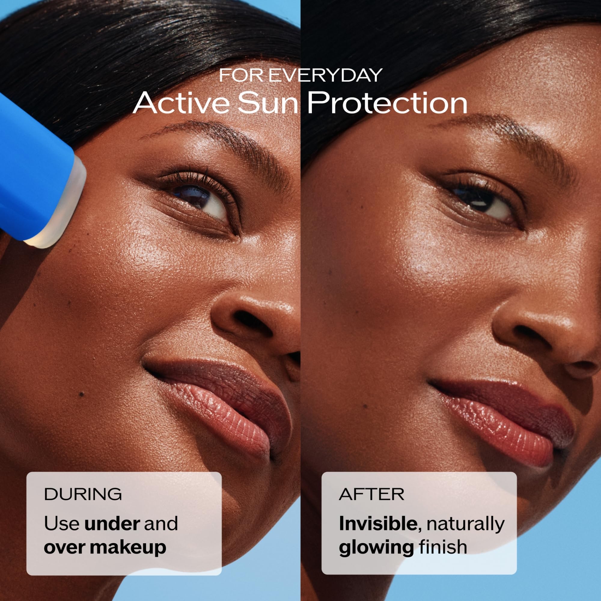 Shiseido Clear Sunscreen Stick - Invisible Broad-Spectrum Face Sunscreen - Wear Under & Over Makeup - Lightweight Formula - All Skin Types