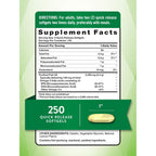 Nature's Truth Burpless Fish Oil 2400mg | 250 Softgels | 720 mg Omega 3