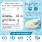 NATURE TARGET Marine Collagen Peptides Powder - Type I & III Collagen with Probiotics, Vitamin C & Hyaluronic Acid for Skin, Hair, Nails, Wild-Caught Fish & Grass-Fed Bovine, 35 Servings (Pack of 2)