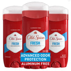 Old Spice Aluminum Free Deodorant For Men, High Endurance, 24/7 Sweat Defense & Odor Protection, 24/7 Freshness & Lasting Scent, Fresh Scent, 3.4 oz (Pack of 3)