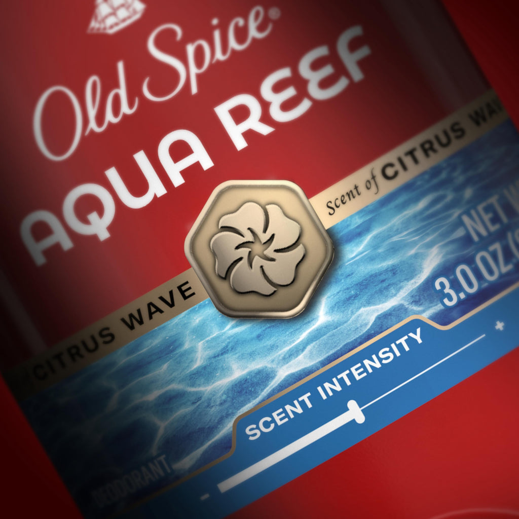 Old Spice Aluminum Free Deodorant for Men, 24/7 Odor Protection, 24/7 Freshness & Lasting Scent, Aqua Reef with Cypress Scent, 3.0 oz (Pack of 2)