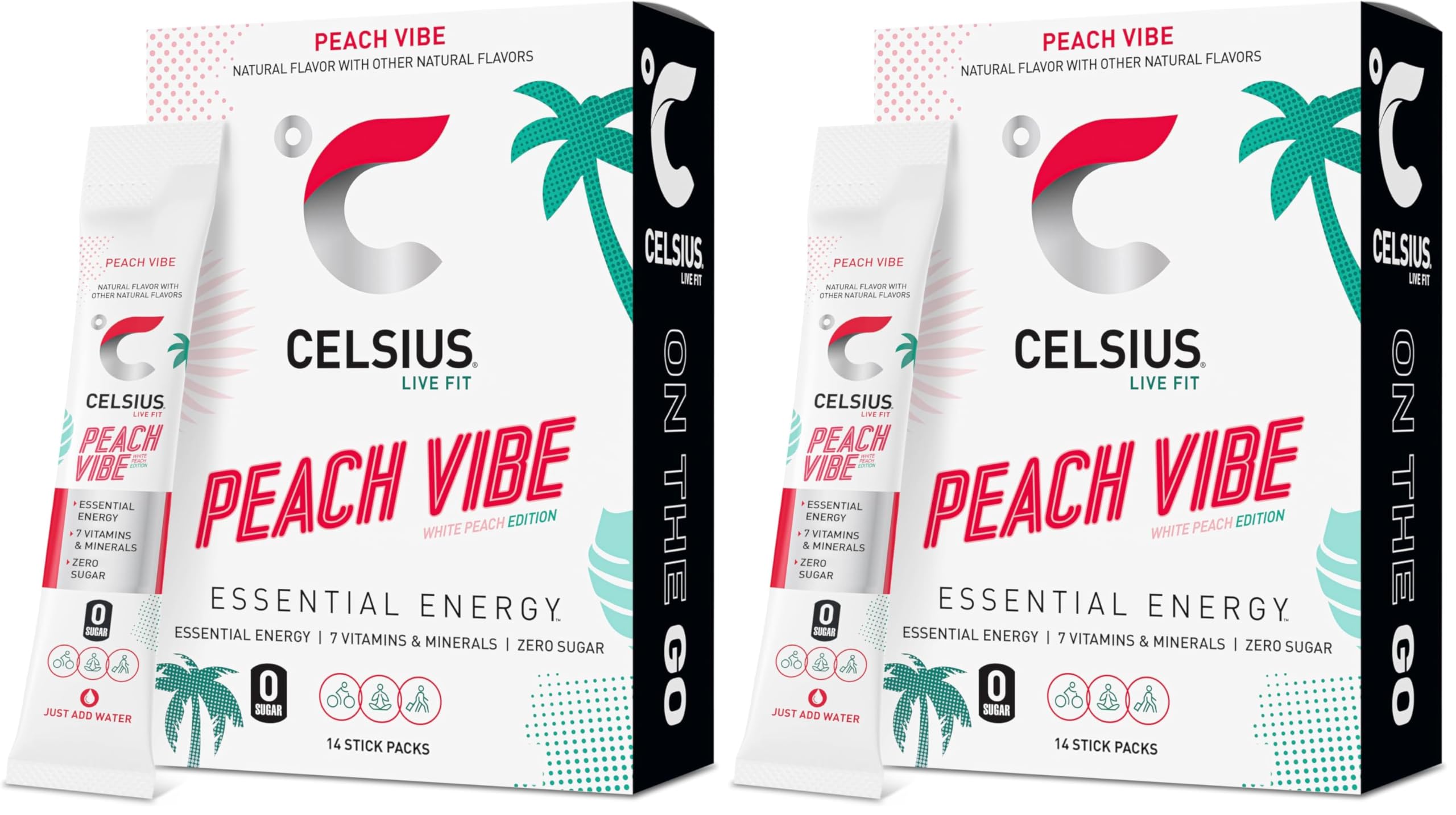 Buy now CELSIUS On The Go Strawberry Mango, Sugar Free Energy Drink Mix (14 Sticks per Pack) at indiglob india