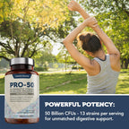 Buy now Vitamin Bounty Pro-50 Probiotics 50 Billion CFU for Women & Men - 13 Multi Strain Probiotic + Prebiotic - Digestive Health Supplements for Gut Health Support - Delayed Release Capsules for Men & Women at indiglob india