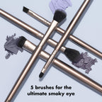 Buy now e.l.f. Smoky Eye Brush Kit, 5-Piece Makeup Brush Kit For Creating A Smoky Eye Look, Apply & Blend Eyeshadow, Vegan & Cruelty-Free at indiglob india